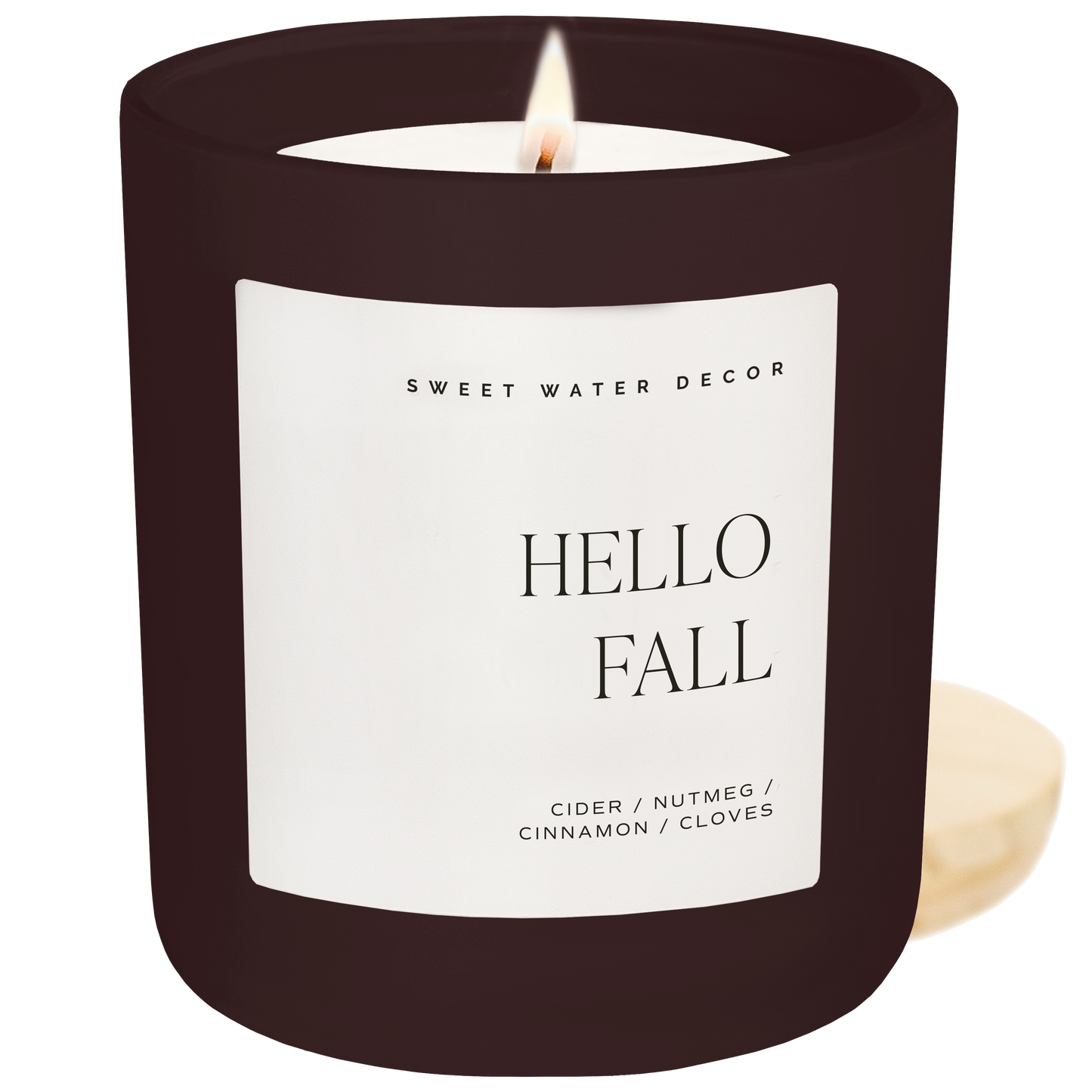 Fall Candle - Matte Jar | Hello Fall 15oz | Best-Selling Fall Candle