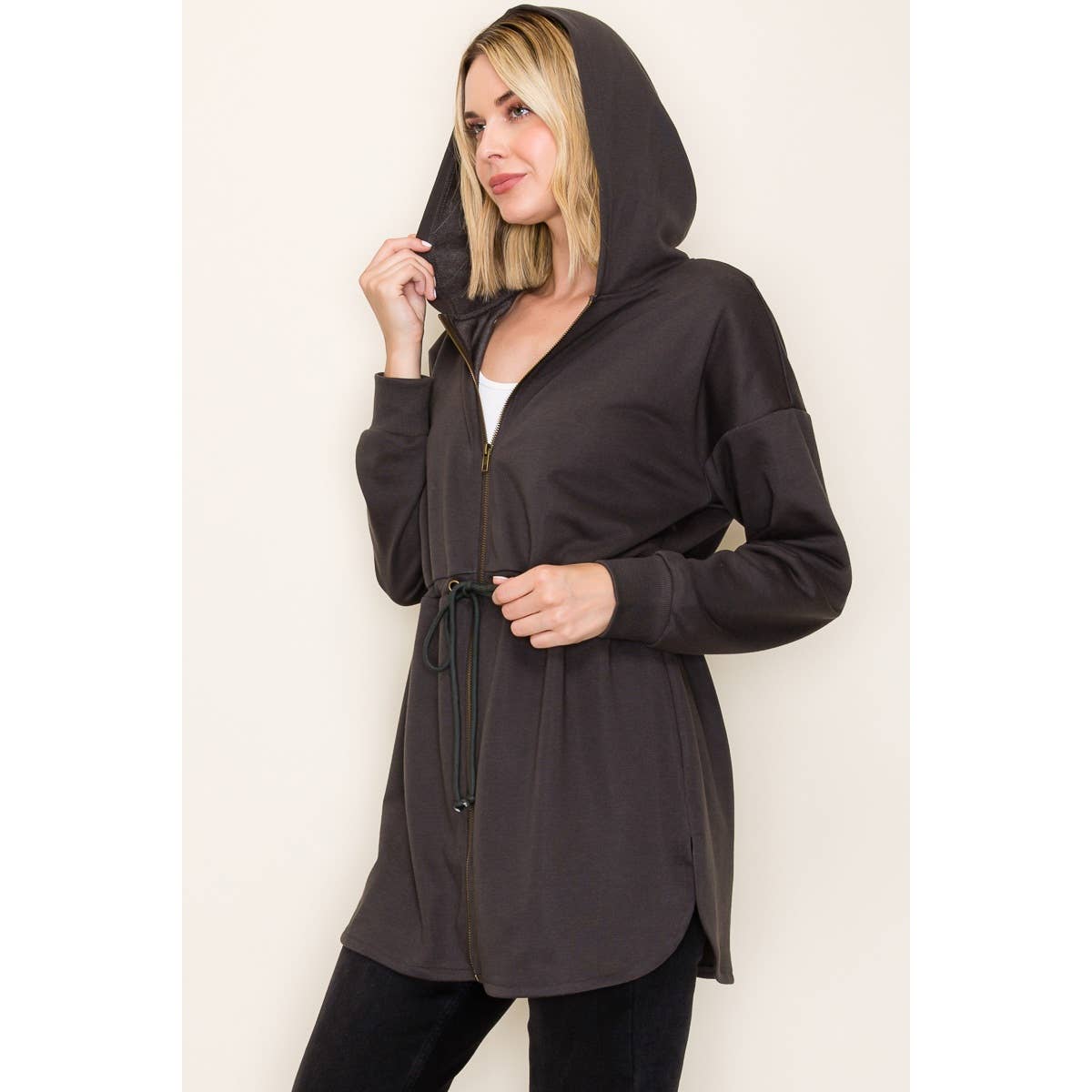 STACCATO - FRENCH TERRY DUSTER HOODIE JACKET STACCATO