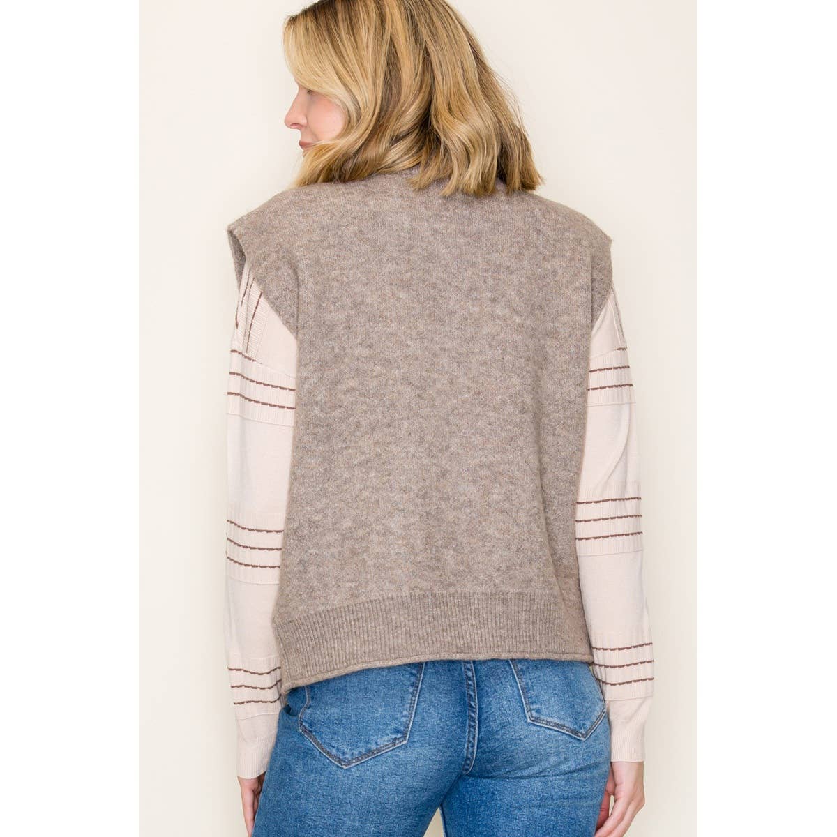 STACCATO - SWEATER VEST WITH PATCH POCKETS STACCATO