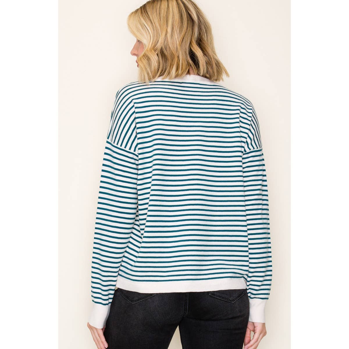 STRIPED SWEATER EVERYDAY PULLOVER STACCATO