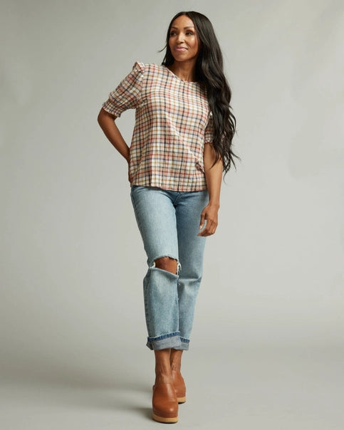 Lucia Gingham Blouse