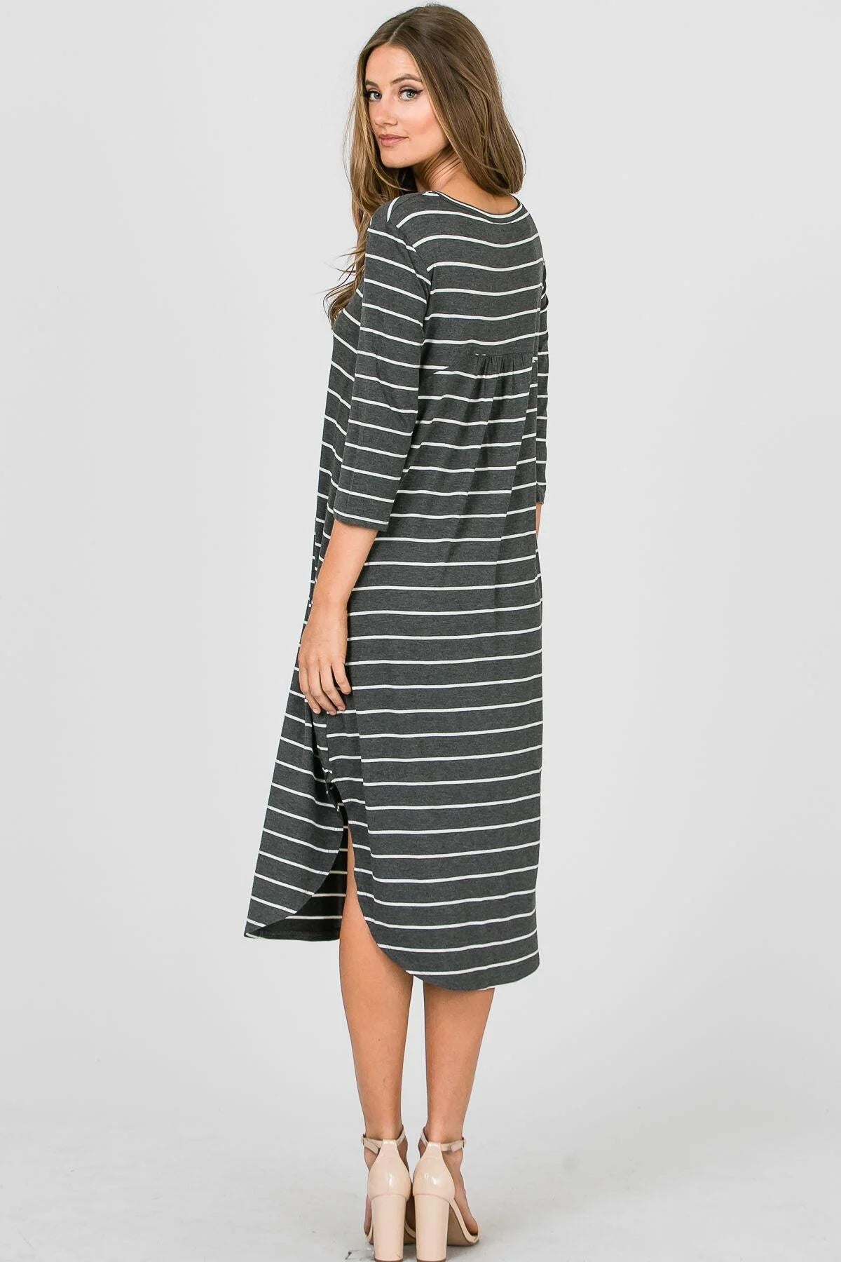 Stripe Maxi Dress