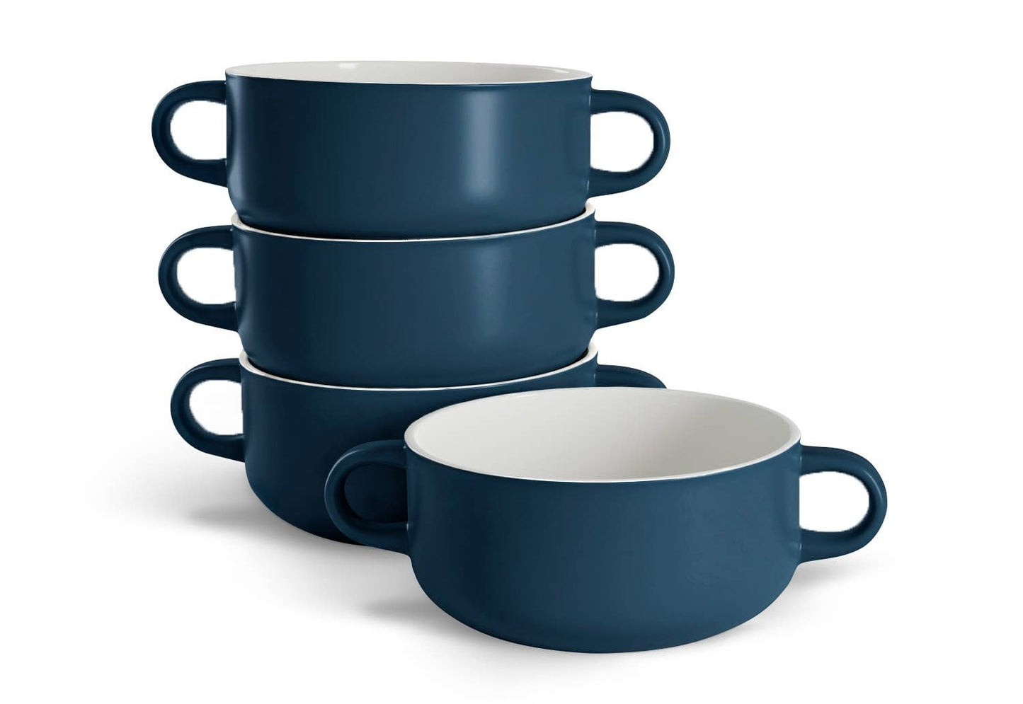 Ceramic Soup Crocks, 18 oz, Set of 4 Kook