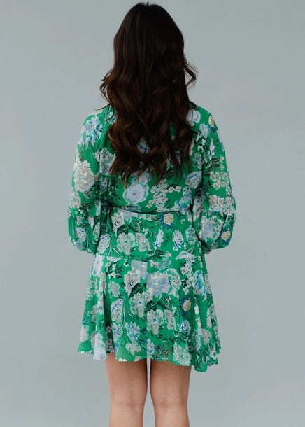 Green Floral Dress
