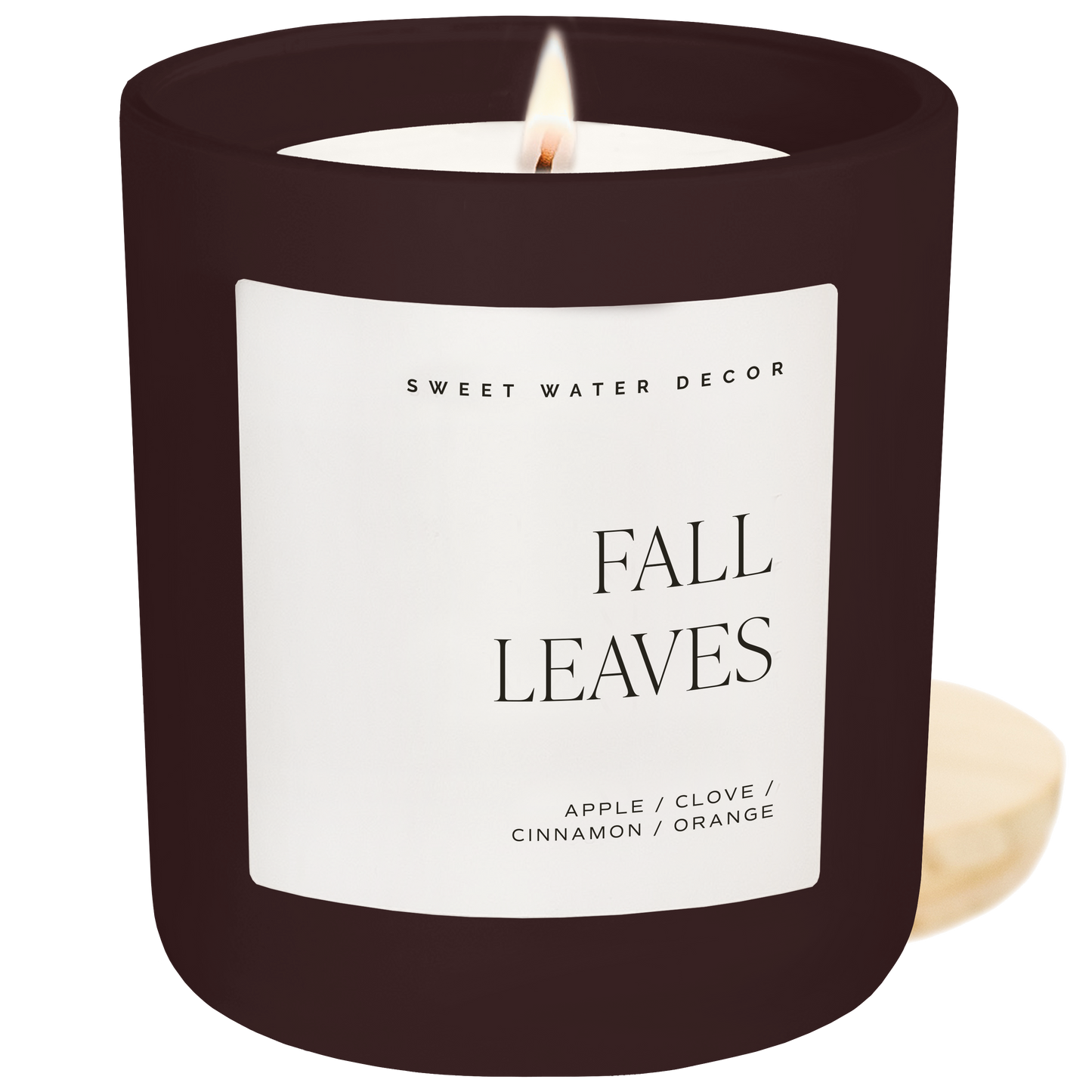 Fall Candle - Fall Leaves 15oz Jar | Apple, Cinnamon & Clove Scent