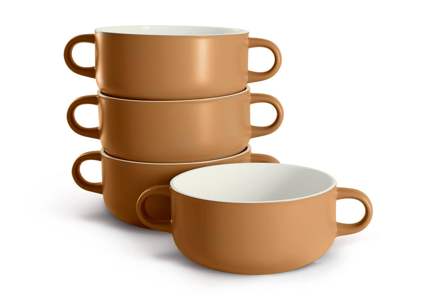 Ceramic Soup Crocks, 18 oz, Set of 4 Kook