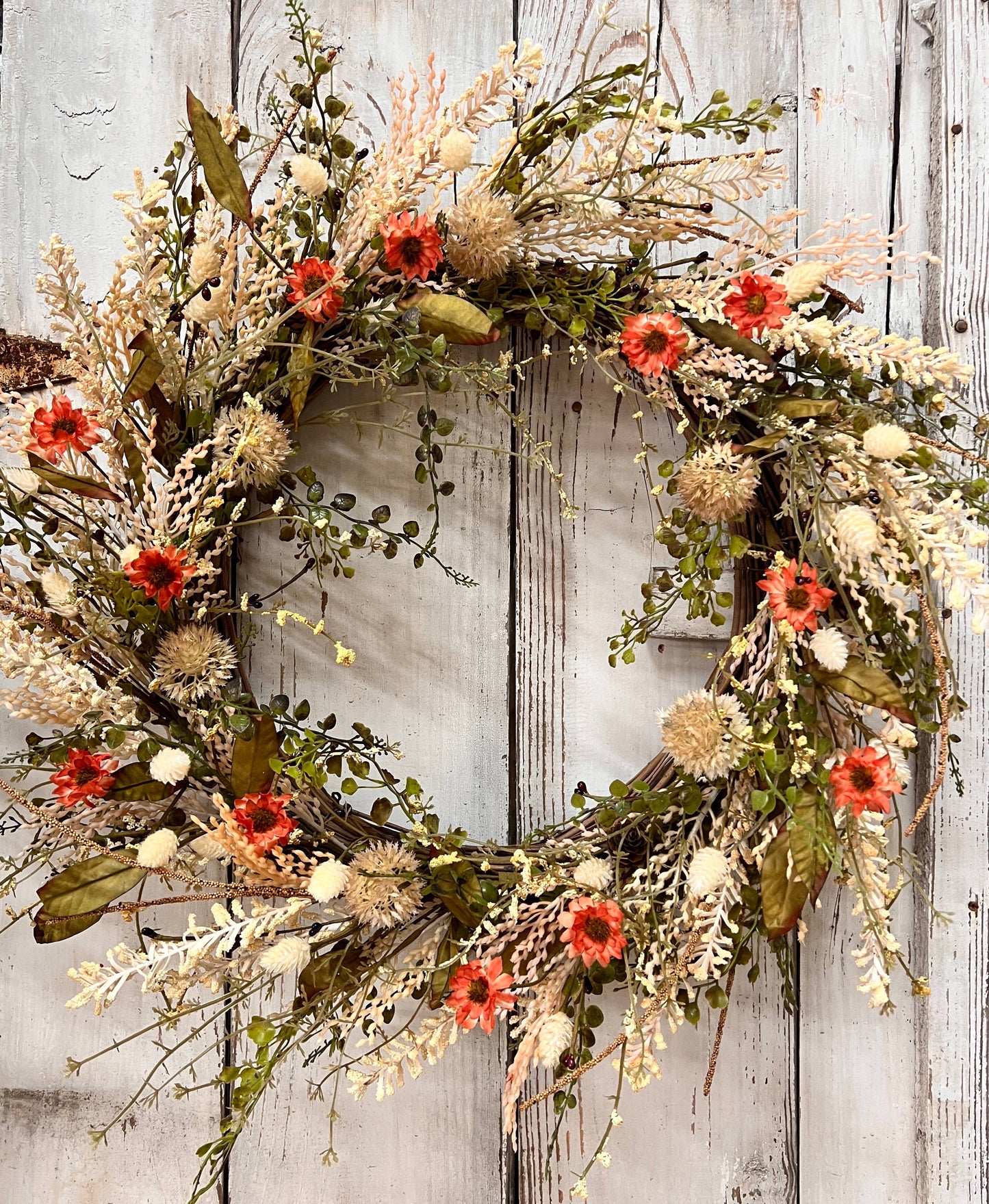 Wholesale Home Decor - Prairie Fields Wreath Wholesale Home Decor