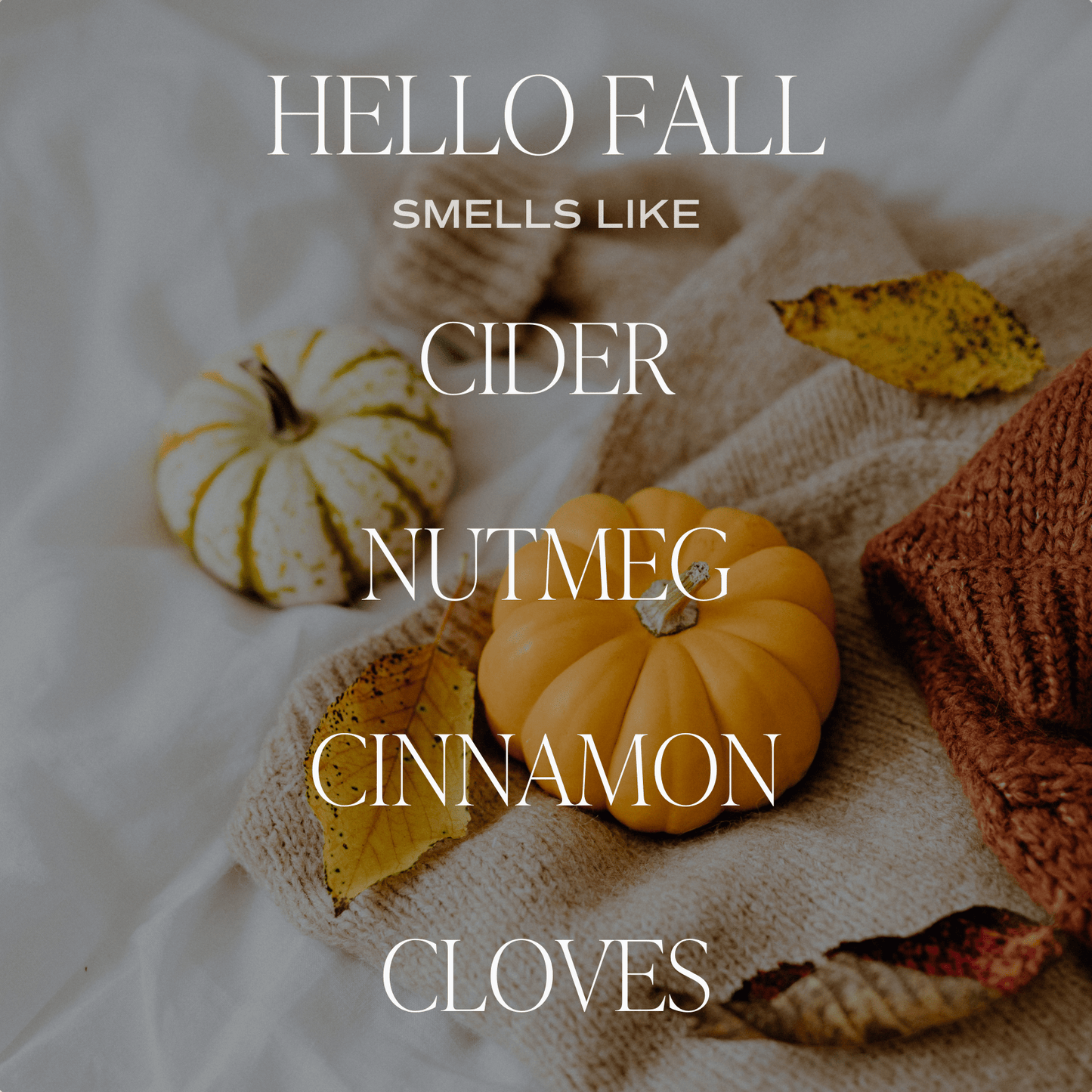 Fall Candle - Matte Jar | Hello Fall 15oz | Best-Selling Fall Candle