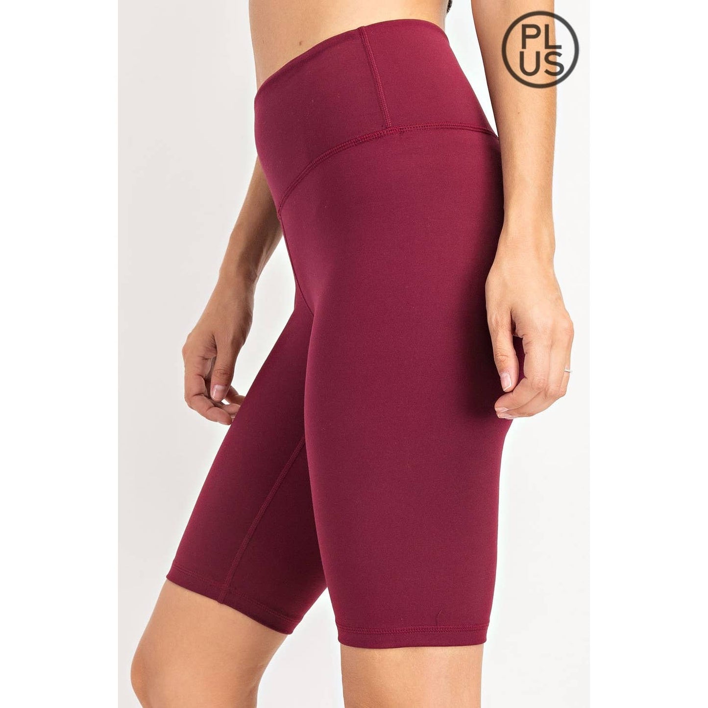 CURVY BASIC BIKER SHORTS