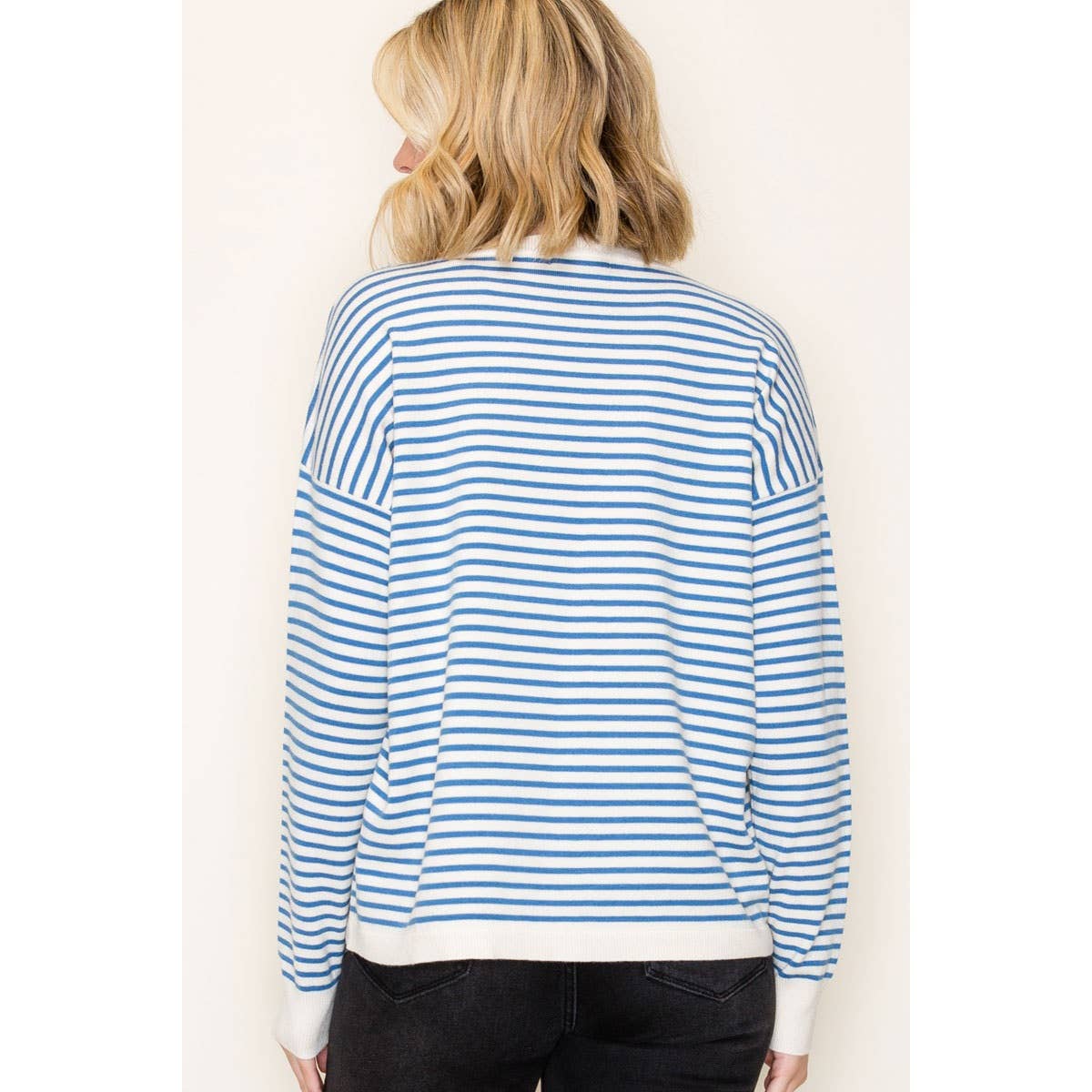 STRIPED SWEATER EVERYDAY PULLOVER STACCATO