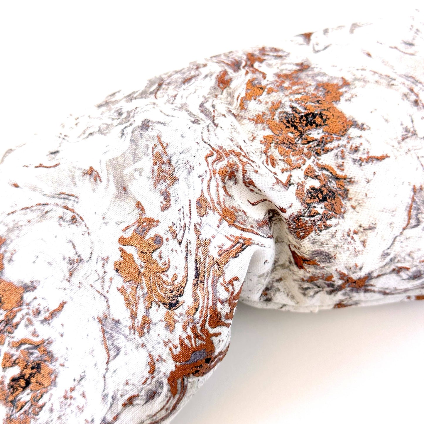 Organic Lavender Eye Pillow - Metallic Copper Pink Marble