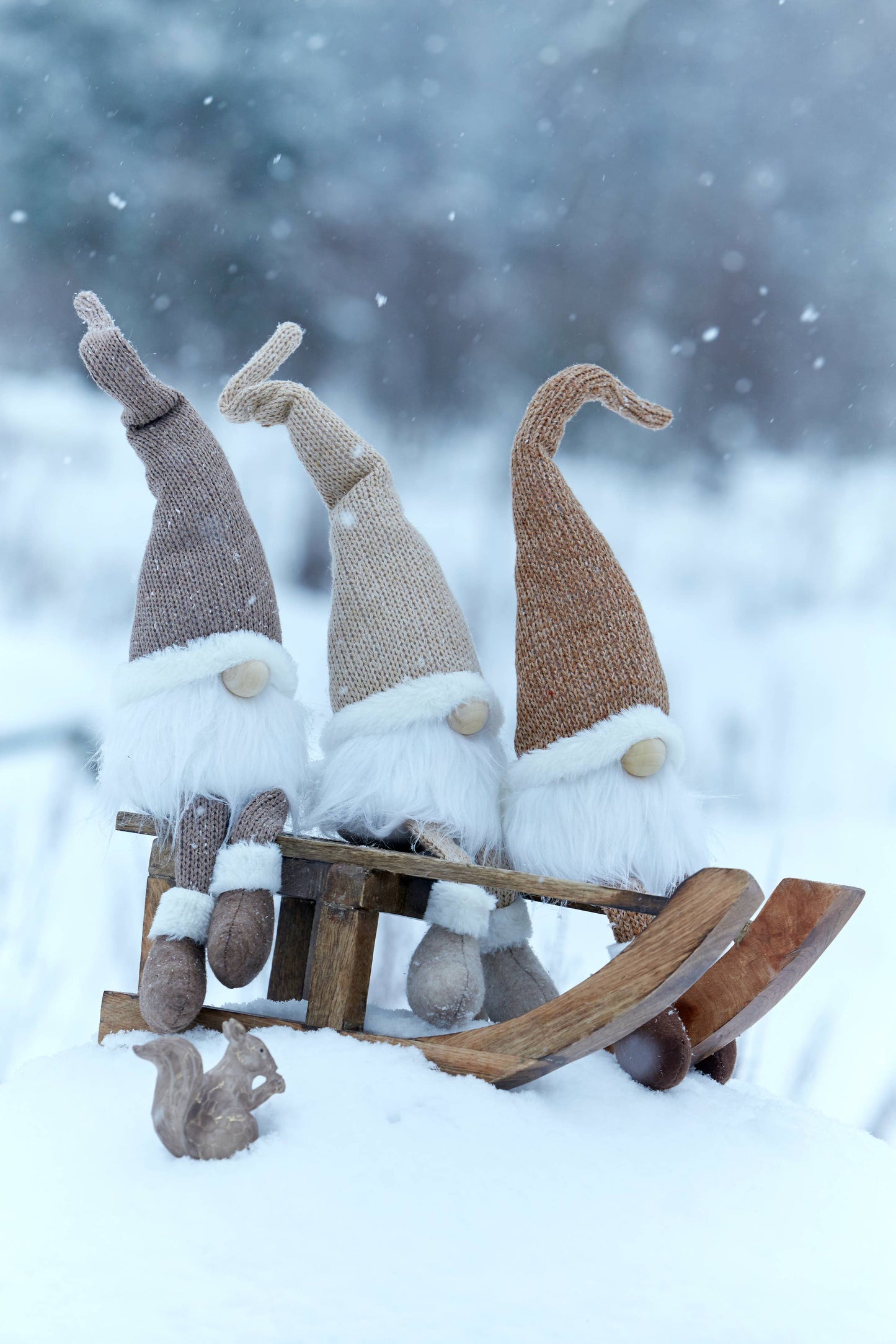 Tomte Triplet Gnomes- Set of 3