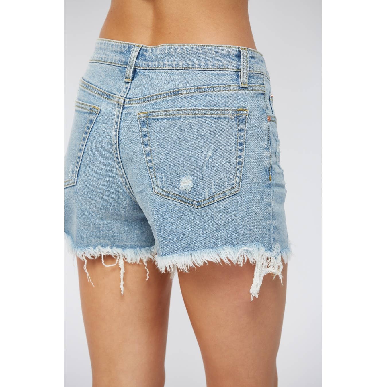 COOL BLUE 2 HIGH RISE SHORTS Mica Denim