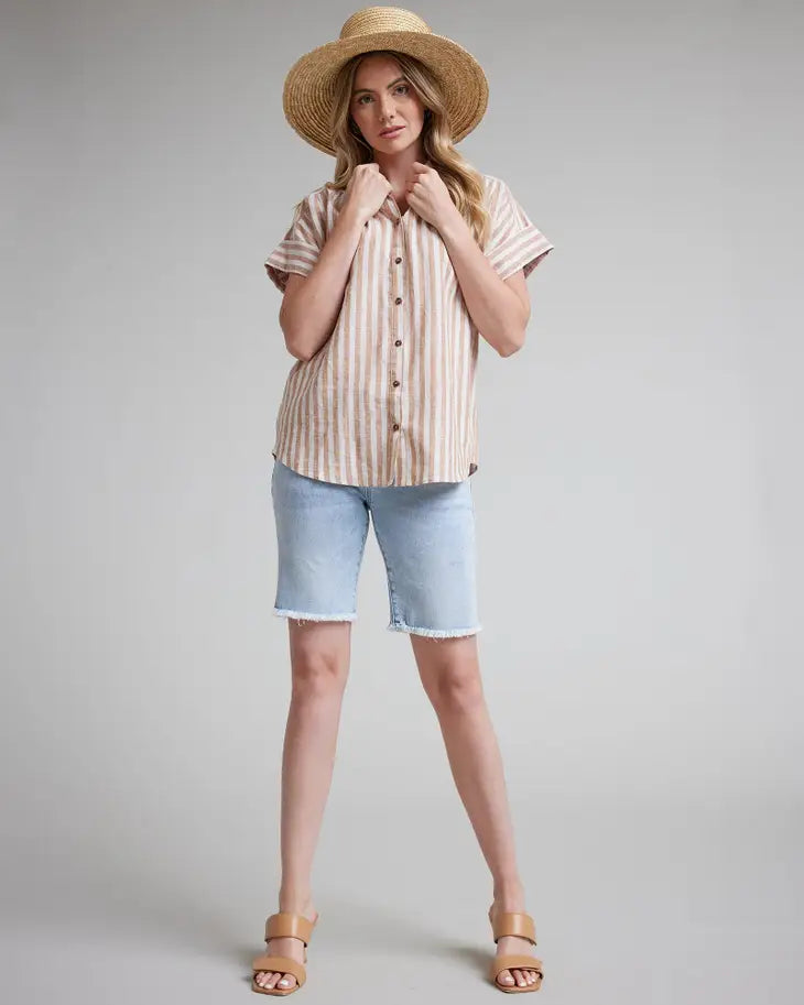 Marigold Stripe Shirt