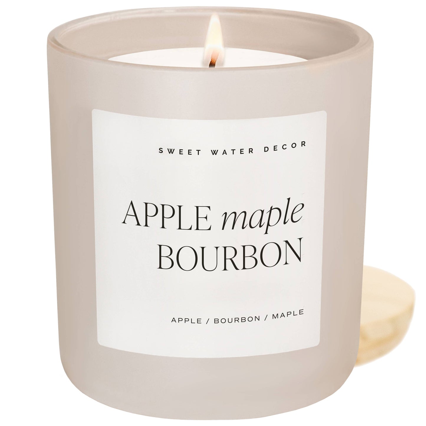 Fall Candle – Cozy Apple Maple Bourbon Soy Candle 15oz