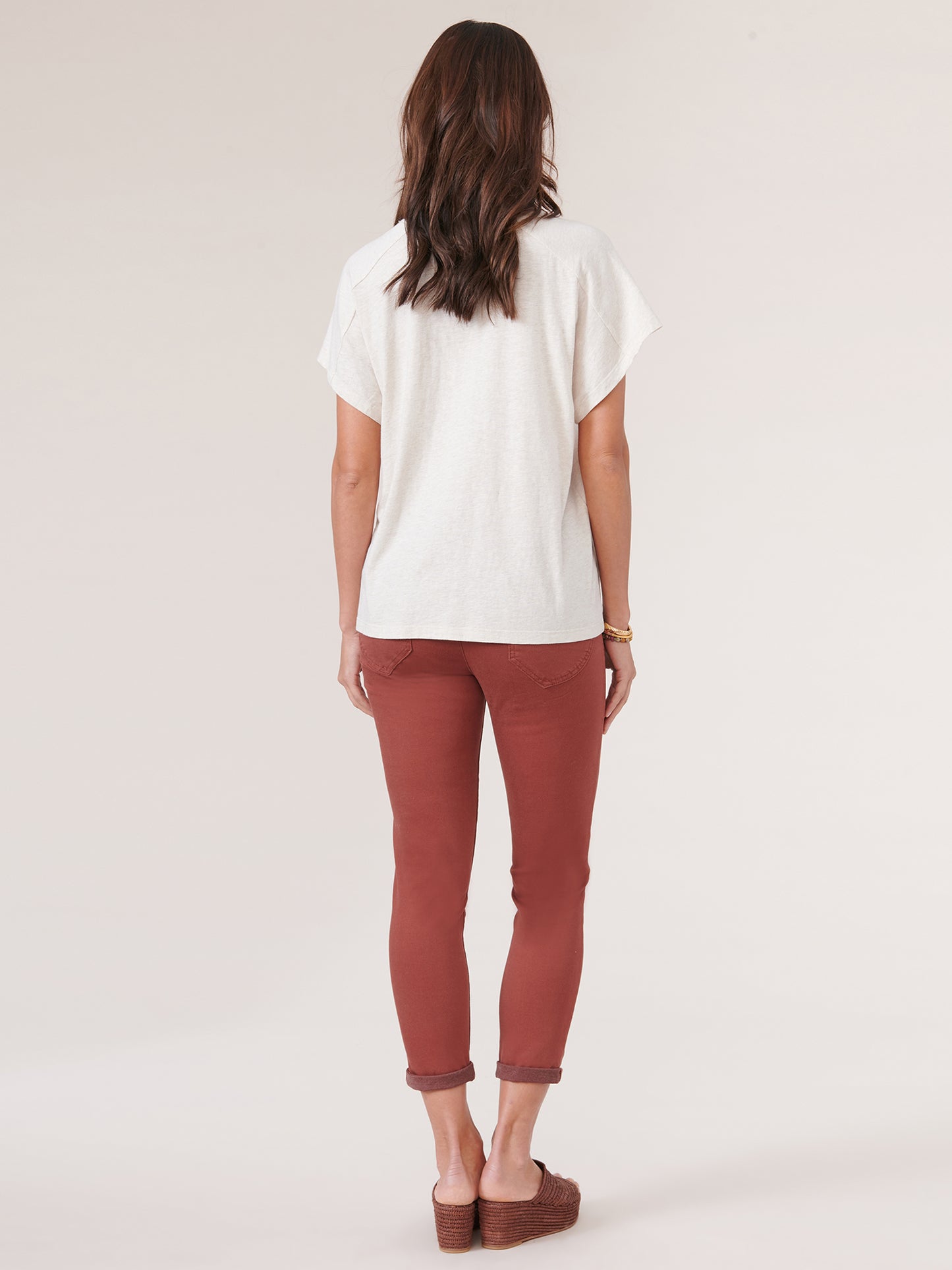 Heather Jute Boyfriend Tee