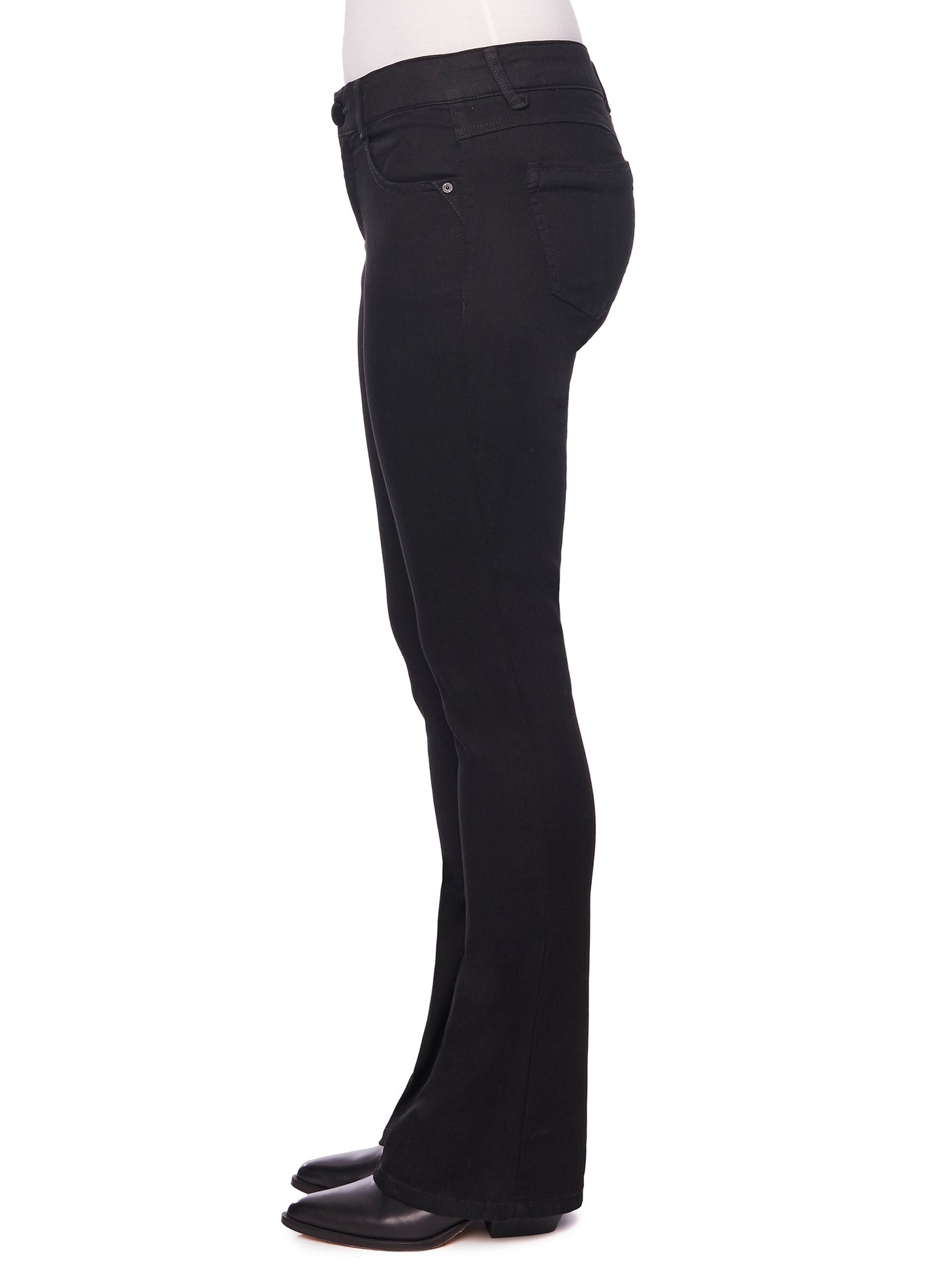 Black Itty Bitty Boot Jean