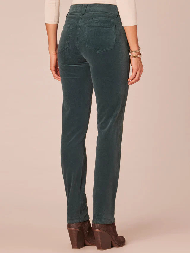 Deep Pine Corduroy Straight Leg Pant Fall-Winter JOOR - Democracy