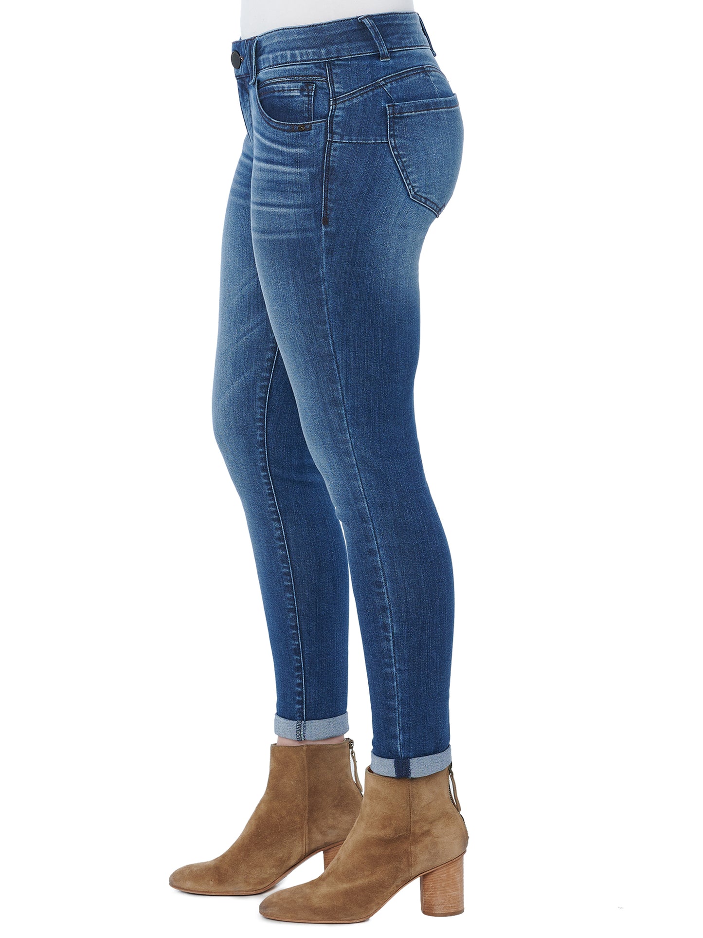 PETITE Democracy Blue Ankle Skimmers