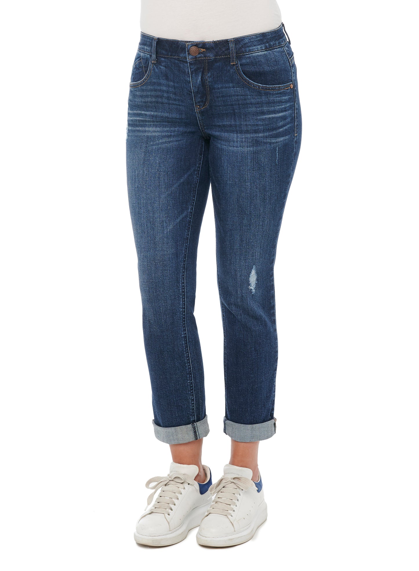 PETITE Democracy Blue Girlfriend Jean