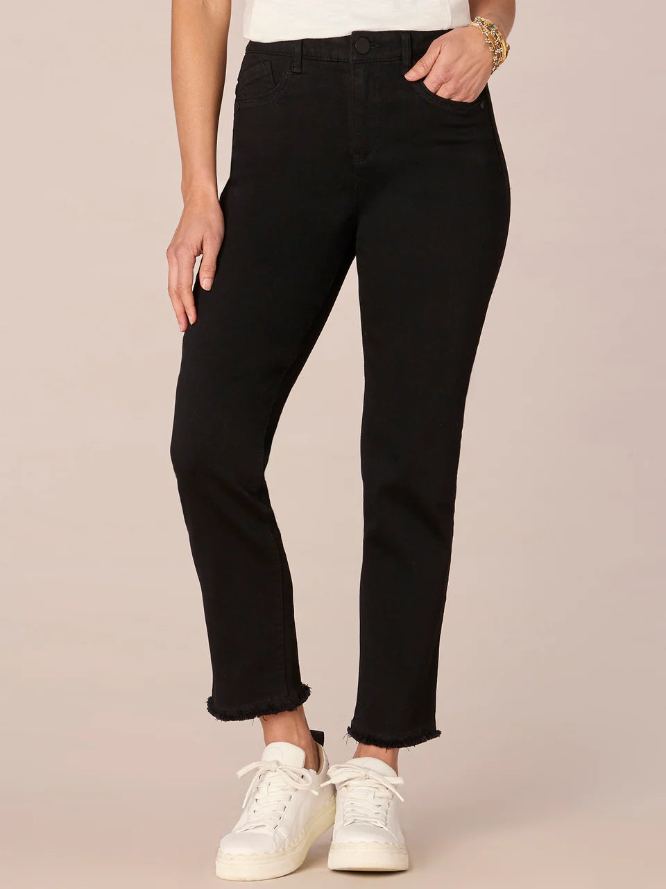 "Ab"solution High Rise Cascading D Slim Straight Petite Jeans Fall-Winter JOOR - Democracy
