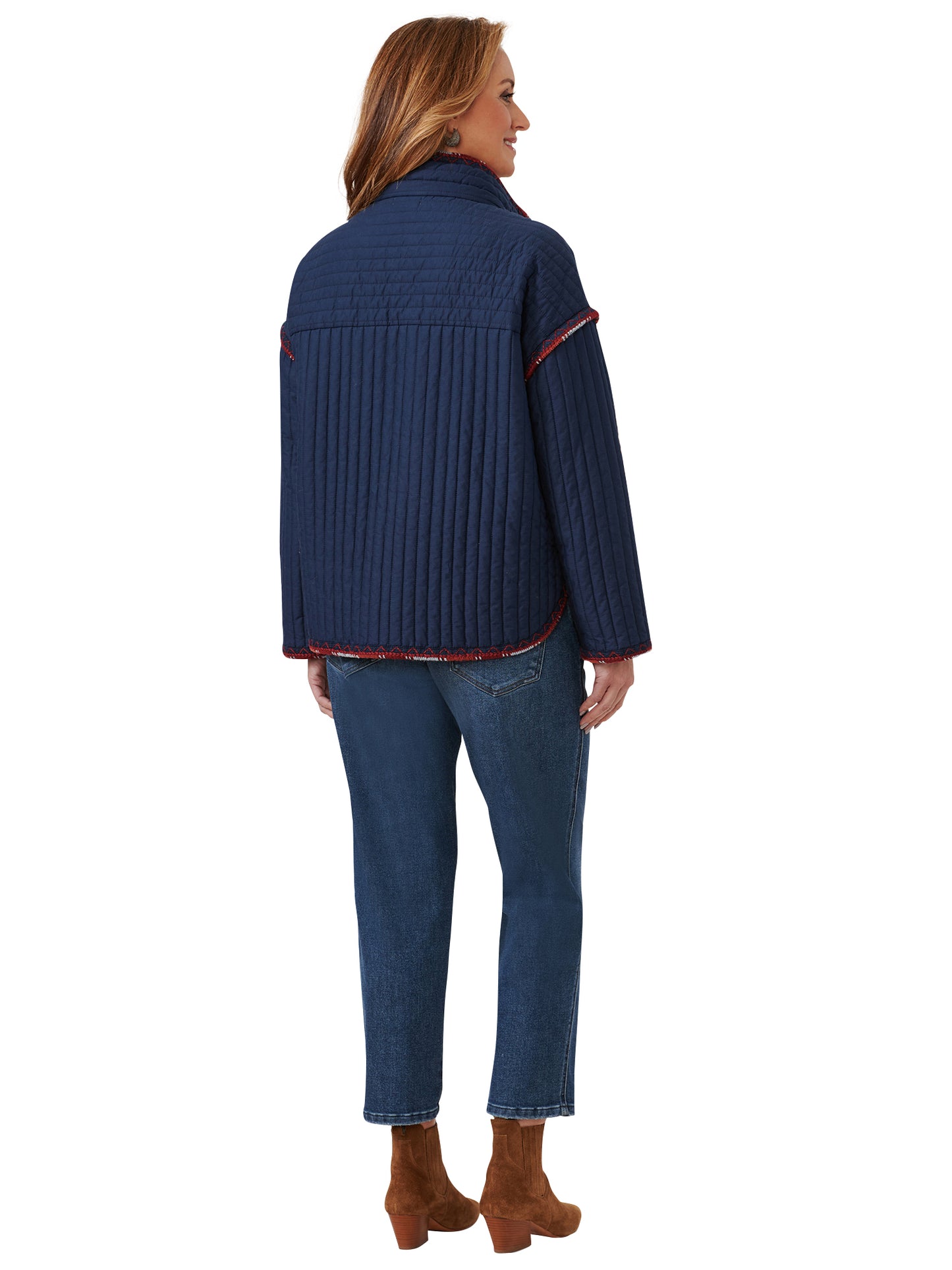 Midnight Blue Quilted Jacket