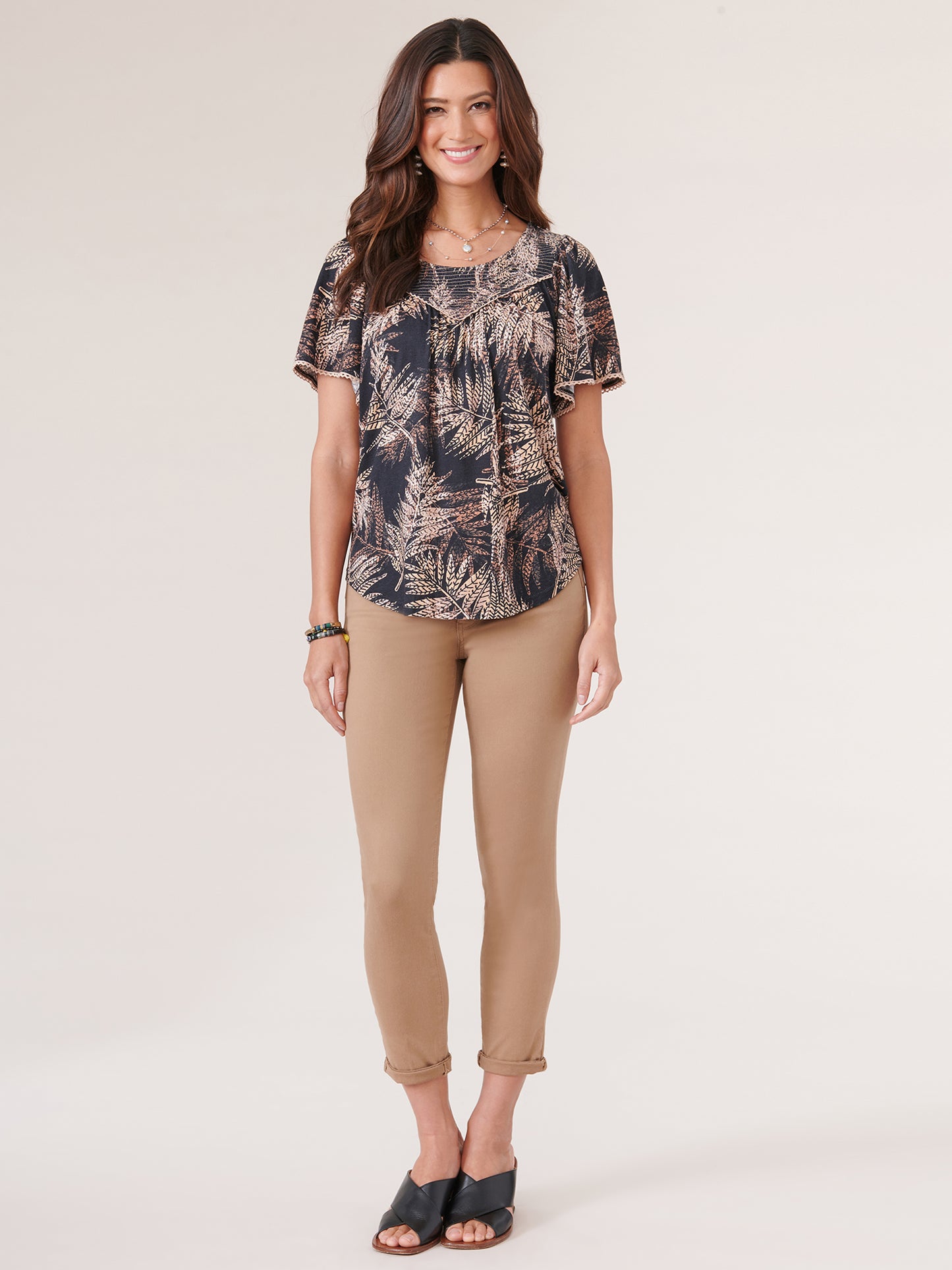 Peanut Butter Brown Ankle Skimmer