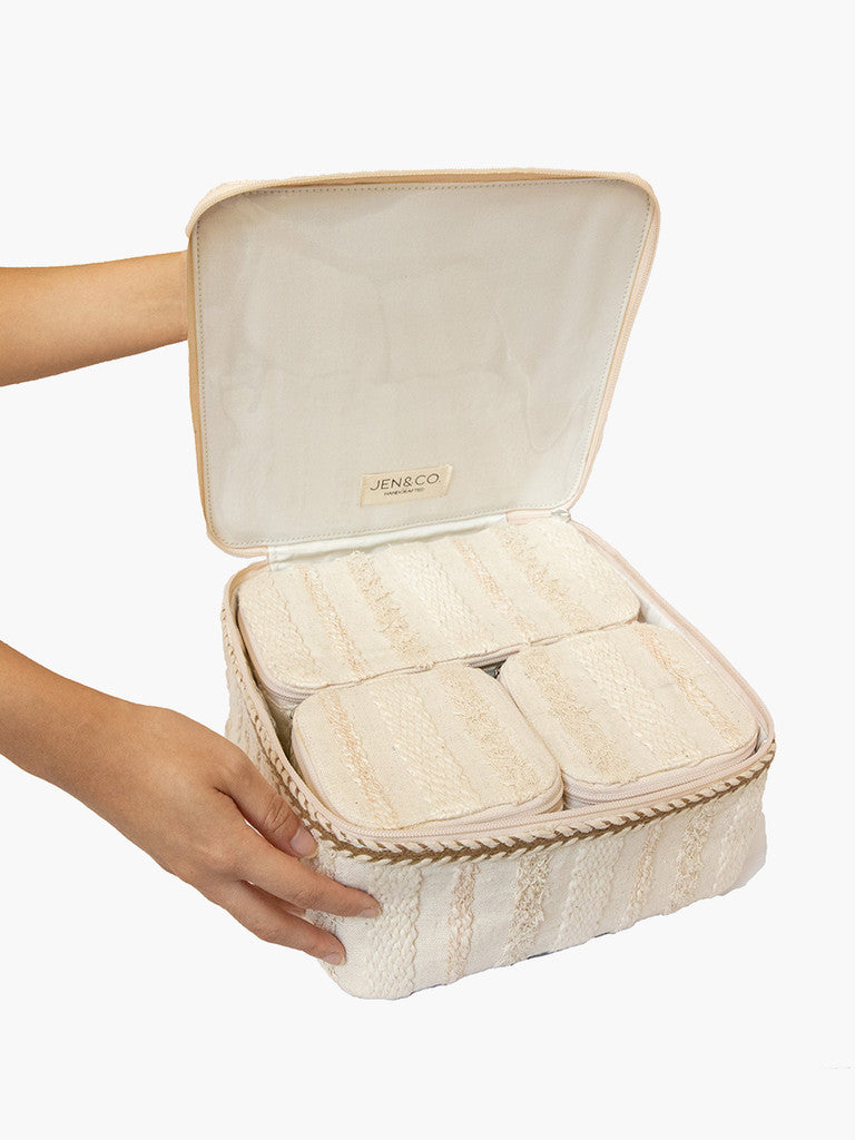 Fiona Cotton Cosmetic Case