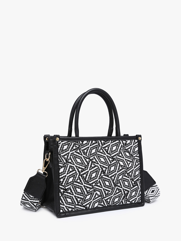 Fabric Printed Tote w/ Dual Handles