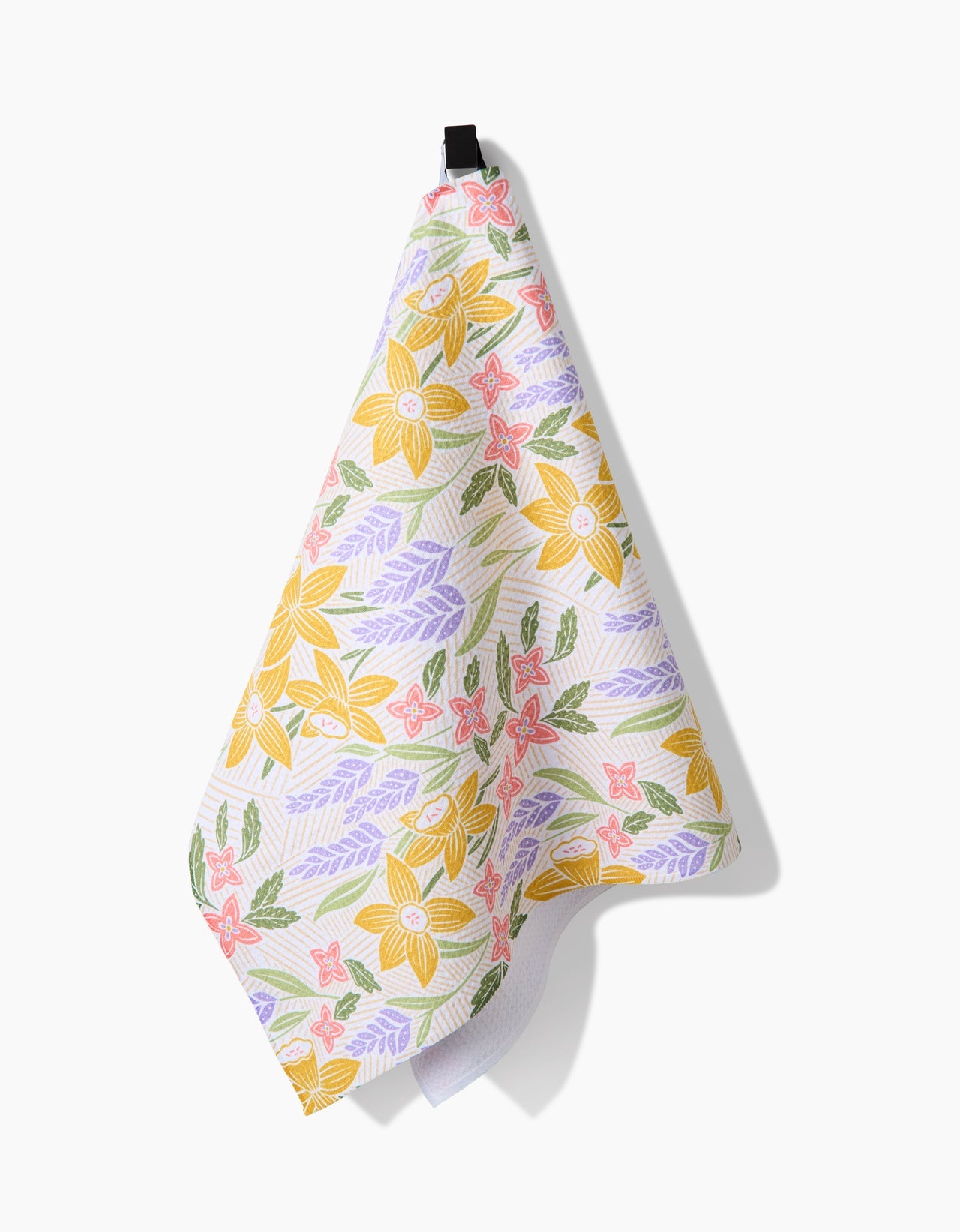 Daffodil Dreams Tea Towel | Bright, Kitsch & Spring-Inspired GEOMETRY