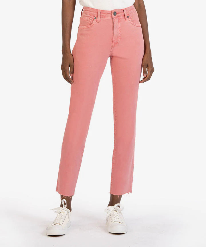 REESE HIGH RISE FAB AB ANKLE STRAIGHT RAW HEM