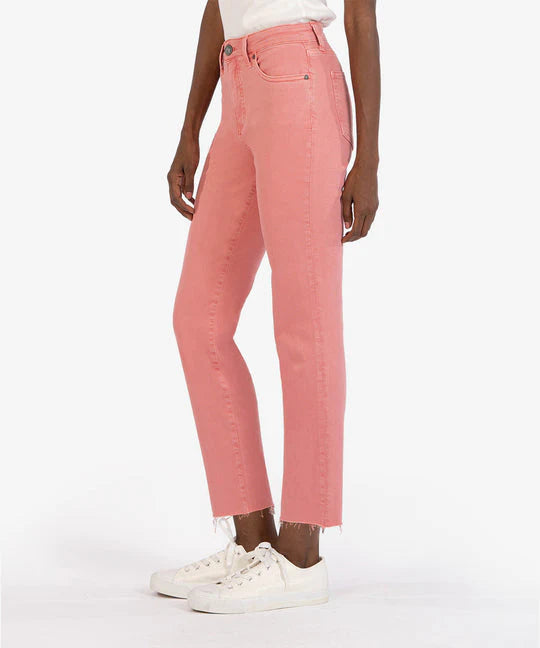 REESE HIGH RISE FAB AB ANKLE STRAIGHT RAW HEM
