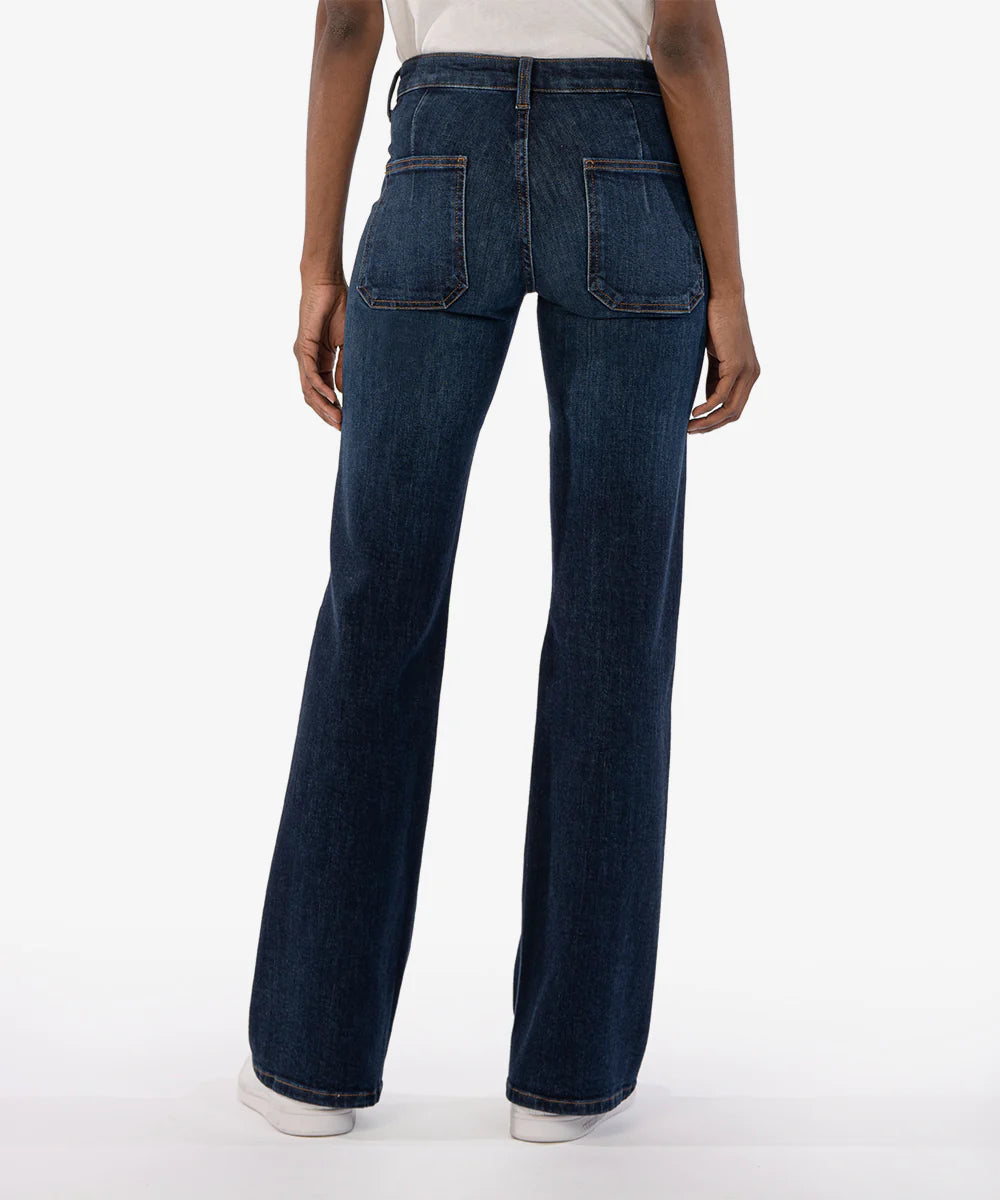 ANA FLARE WITH PATCH POCKETS REG HEM