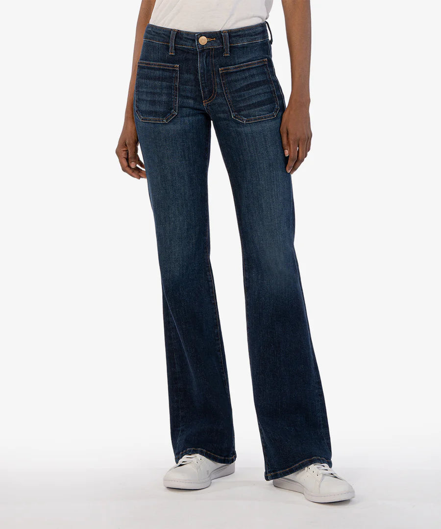 ANA FLARE WITH PATCH POCKETS REG HEM