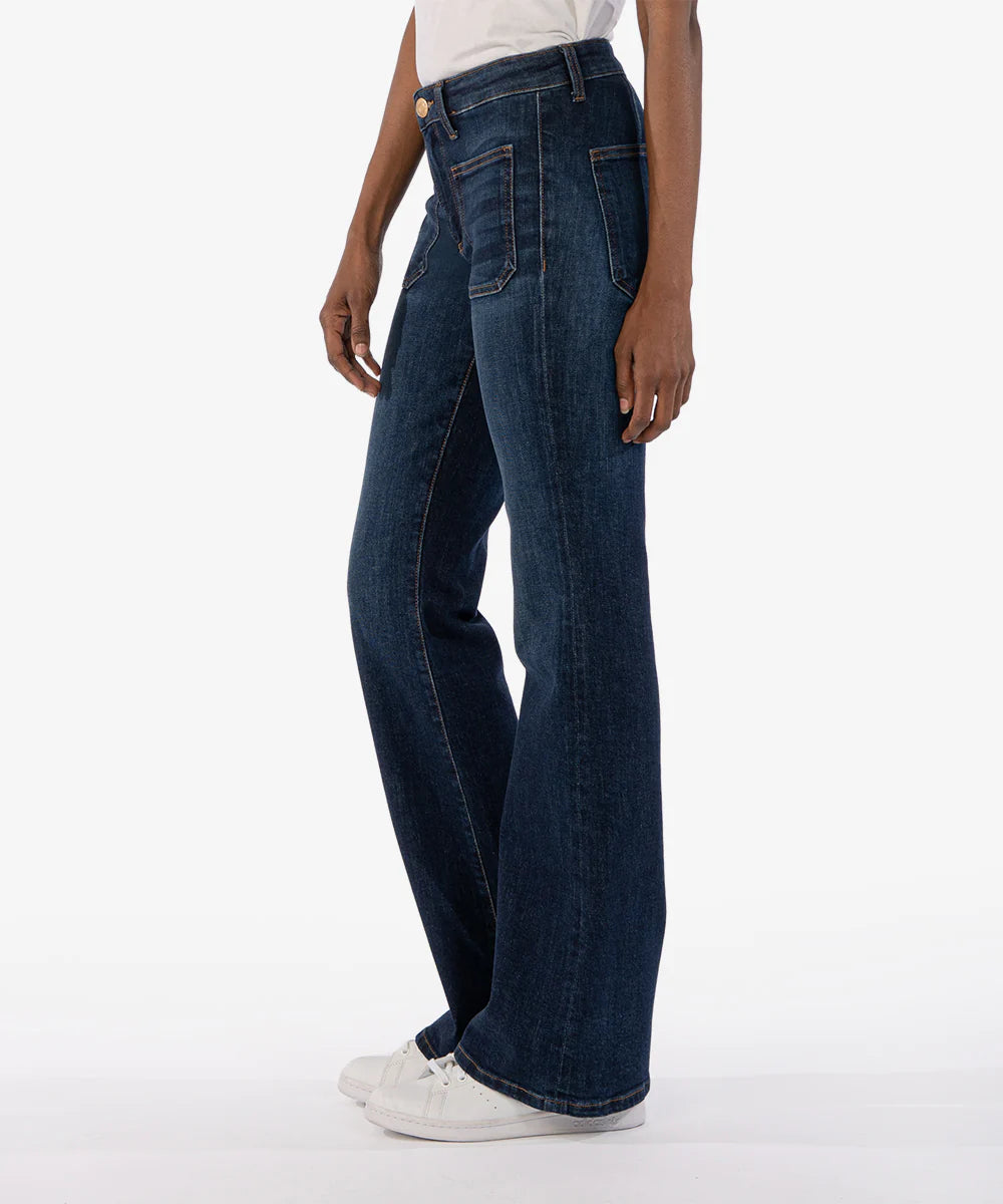 ANA FLARE WITH PATCH POCKETS REG HEM