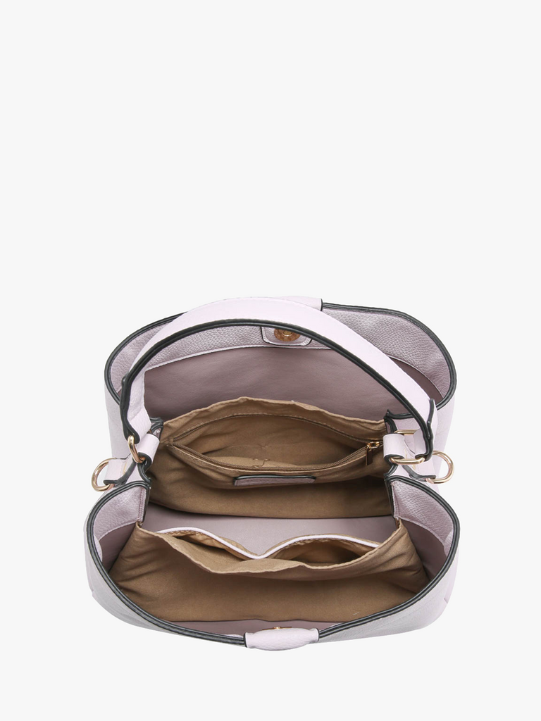 Tati Plaid Satchel w/ Inner Slip Pockets