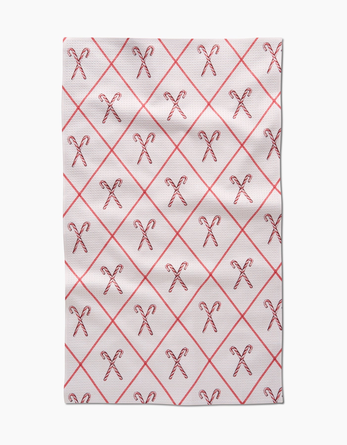 Festive Candy Canes Kitchen Tea Towels