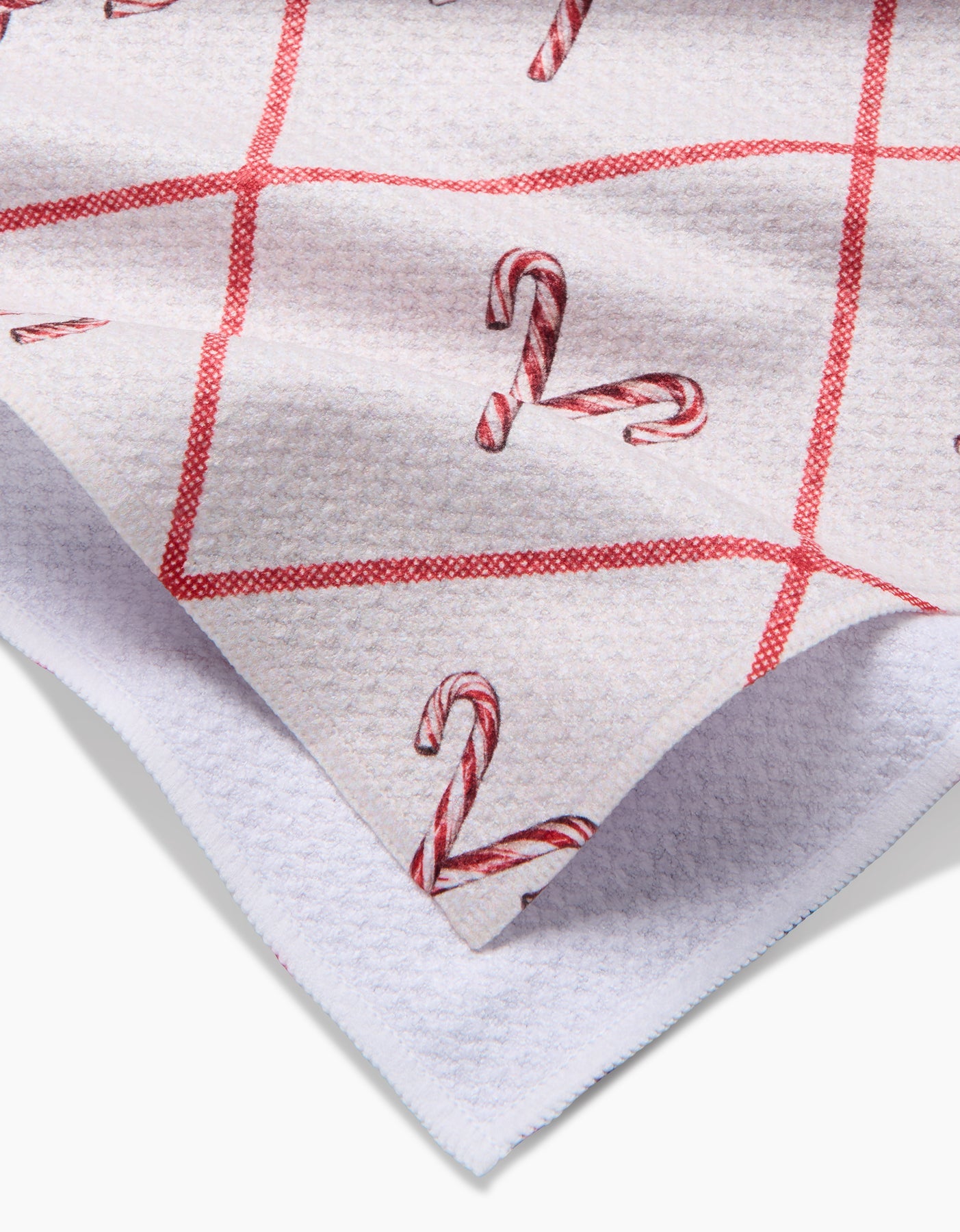 Festive Candy Canes Kitchen Tea Towels