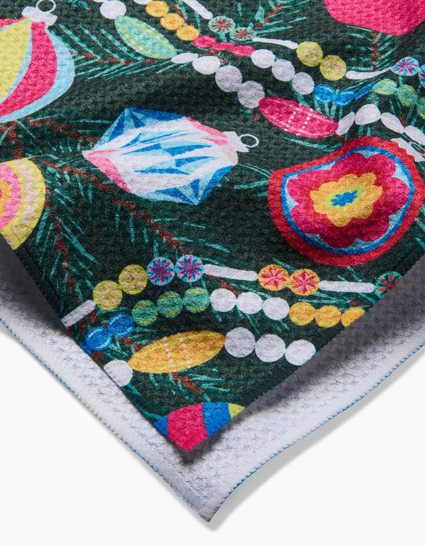 Shiny Ornaments Kitchen Tea Towel