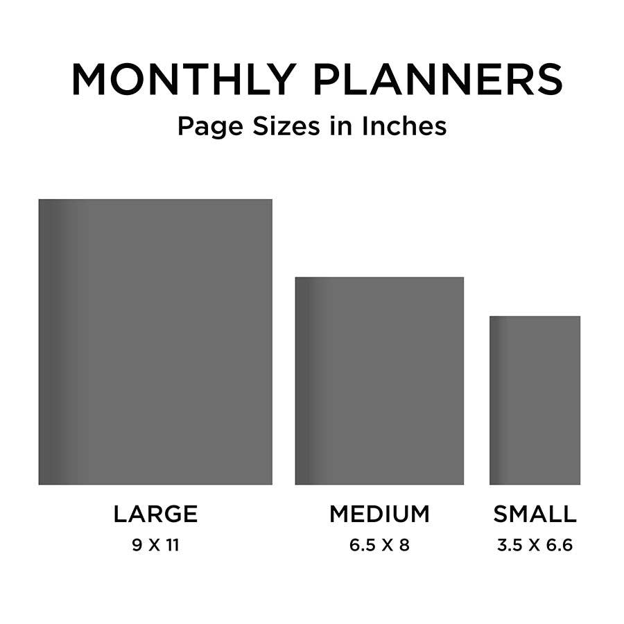 2025-2026 Yellow Botanical Small Monthly Pocket Planner Core TF Publishing - Paper Goods