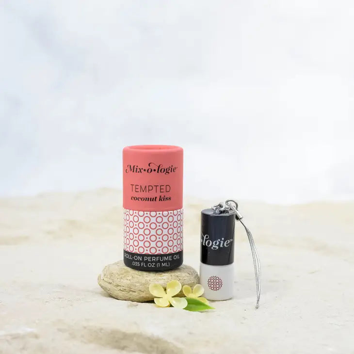 Tempted (Coconut Kiss) Mini Roll-On Perfume Keychain (1 Ml)