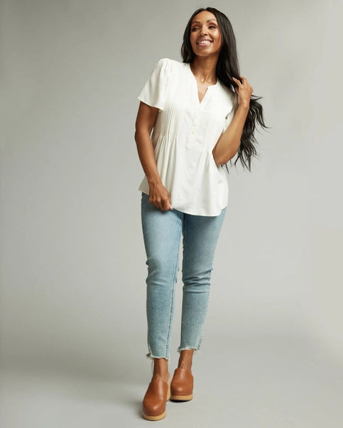 Velora Pin Tuck Blouse