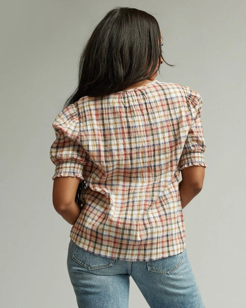 Lucia Gingham Blouse