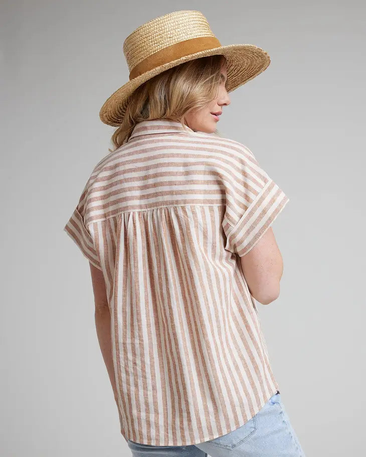 Marigold Stripe Shirt