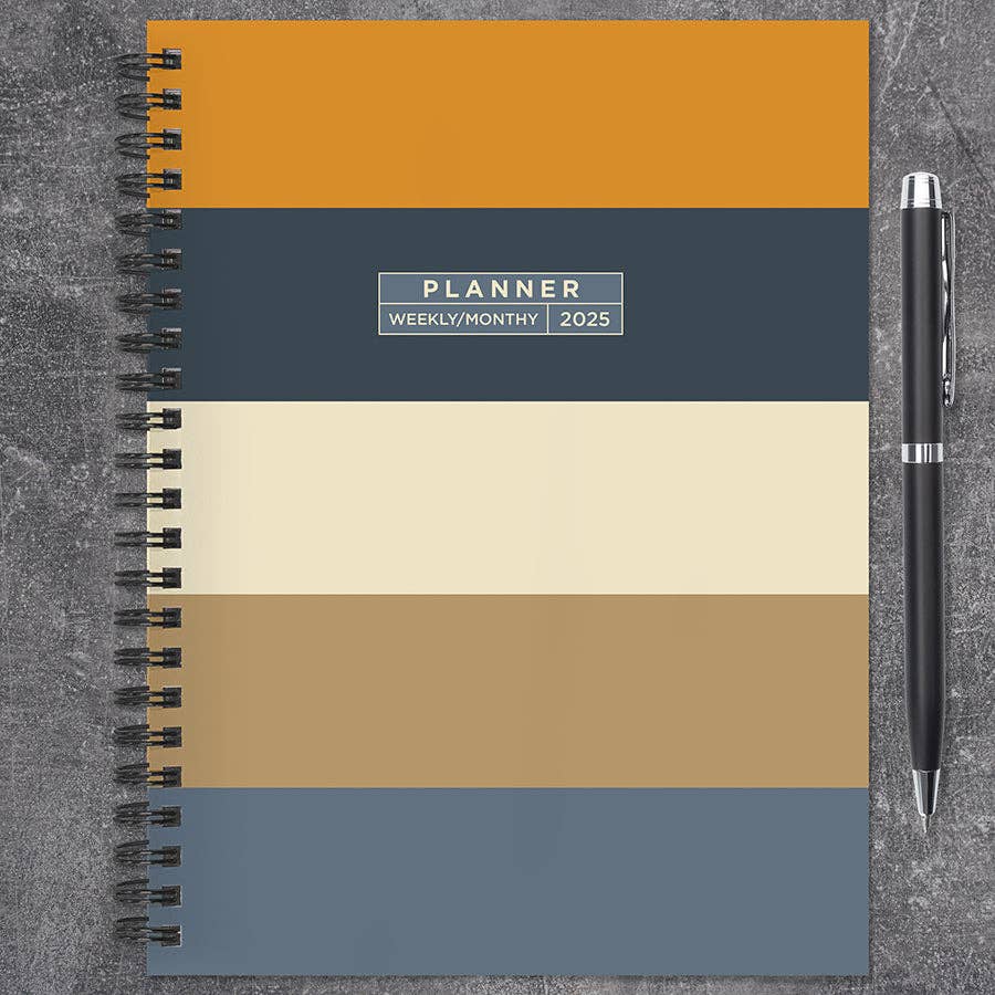 2025 Element Layers Medium Weekly Monthly Planner Core TF Publishing - Paper Goods