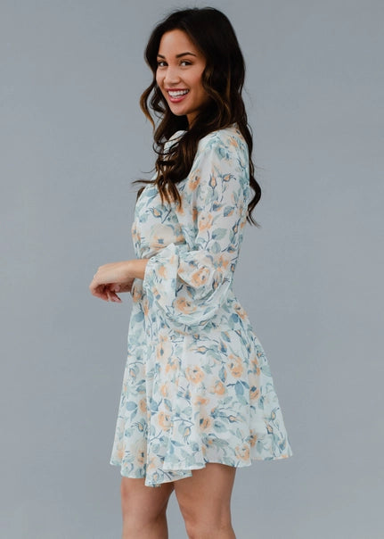 White Floral Dress