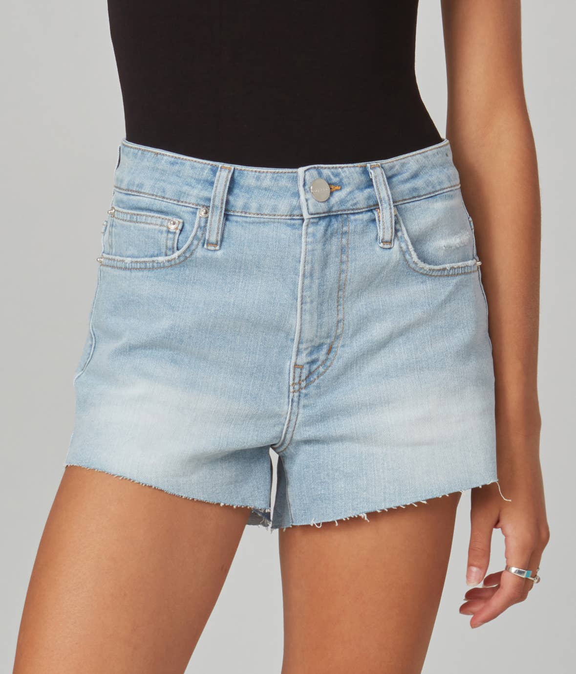 LIANA Bleach High Rise Shorts