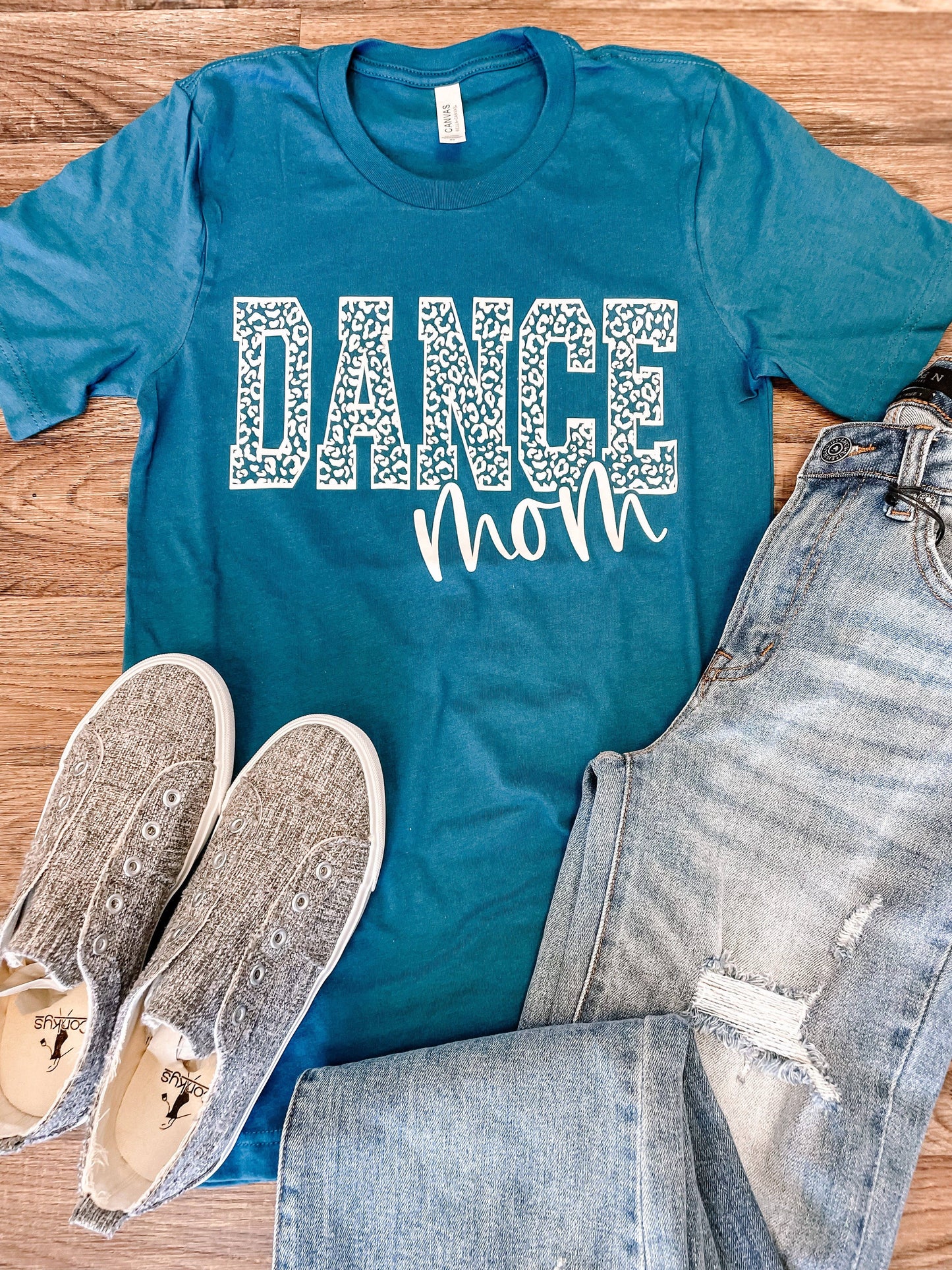Dance Mom | Teal Short Sleeve T-Shirt