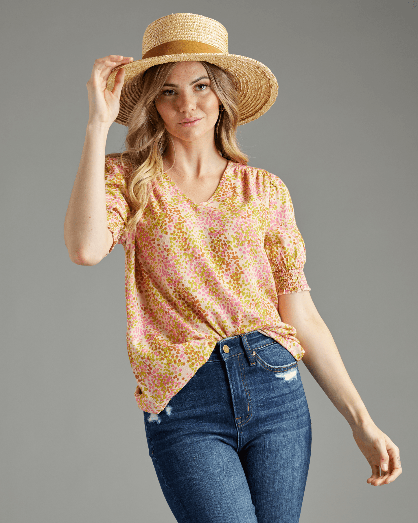 Kelso Smocked Top