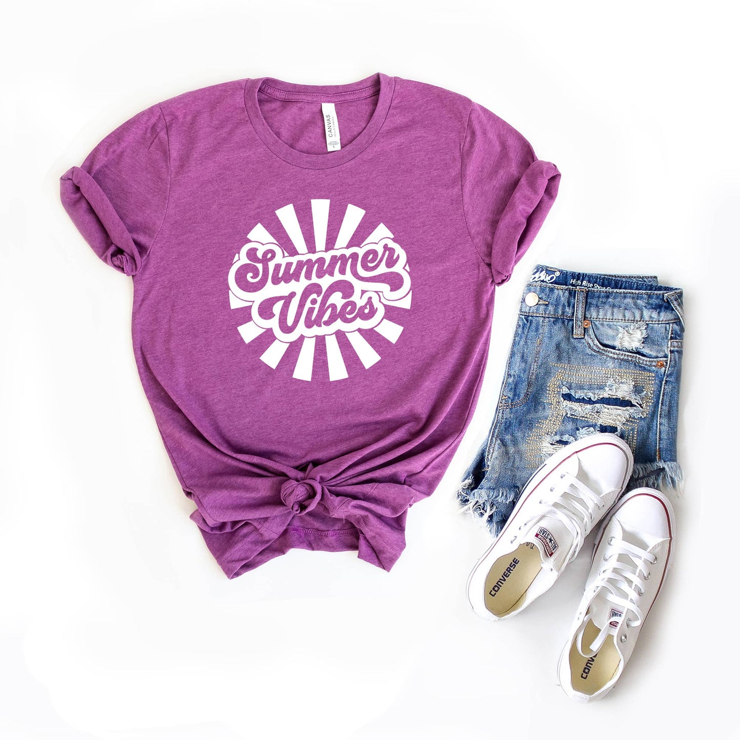 Summer Vibes Rays Graphic Tee